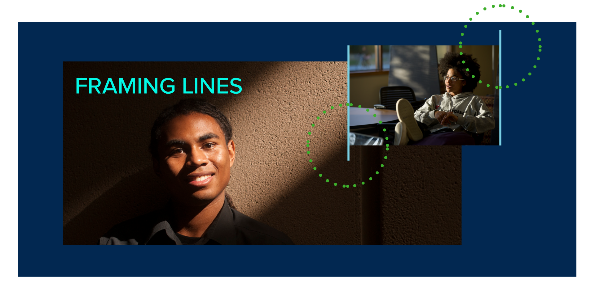Lines as a framing device