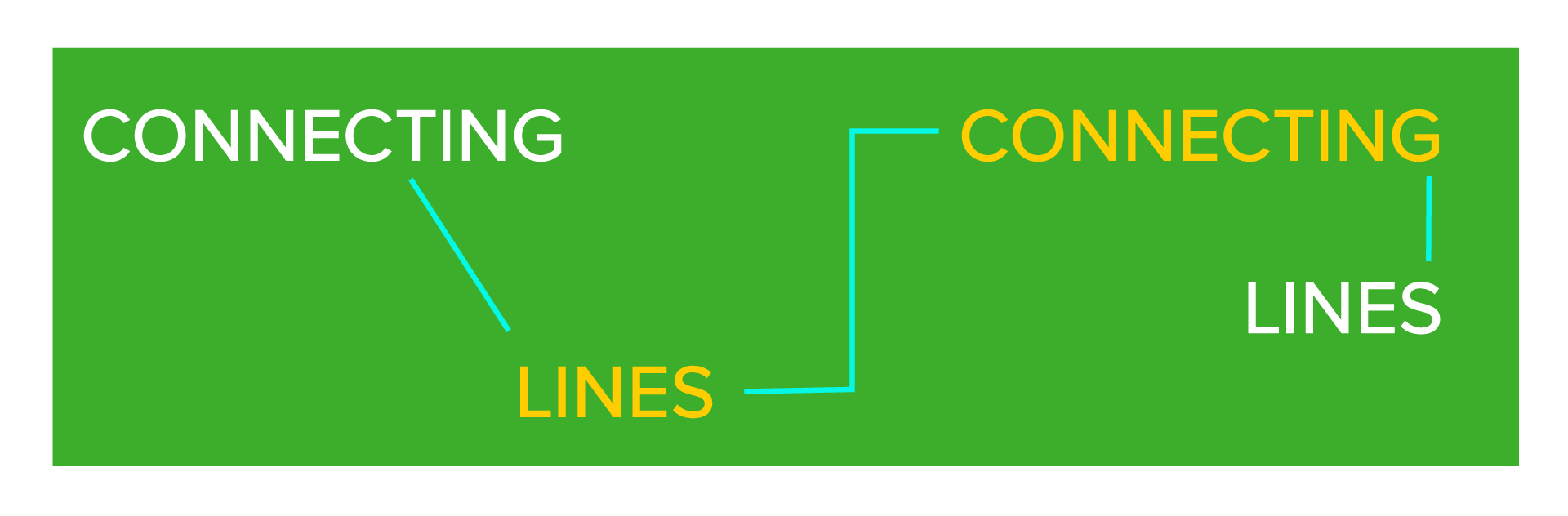 Lines connecting ideas