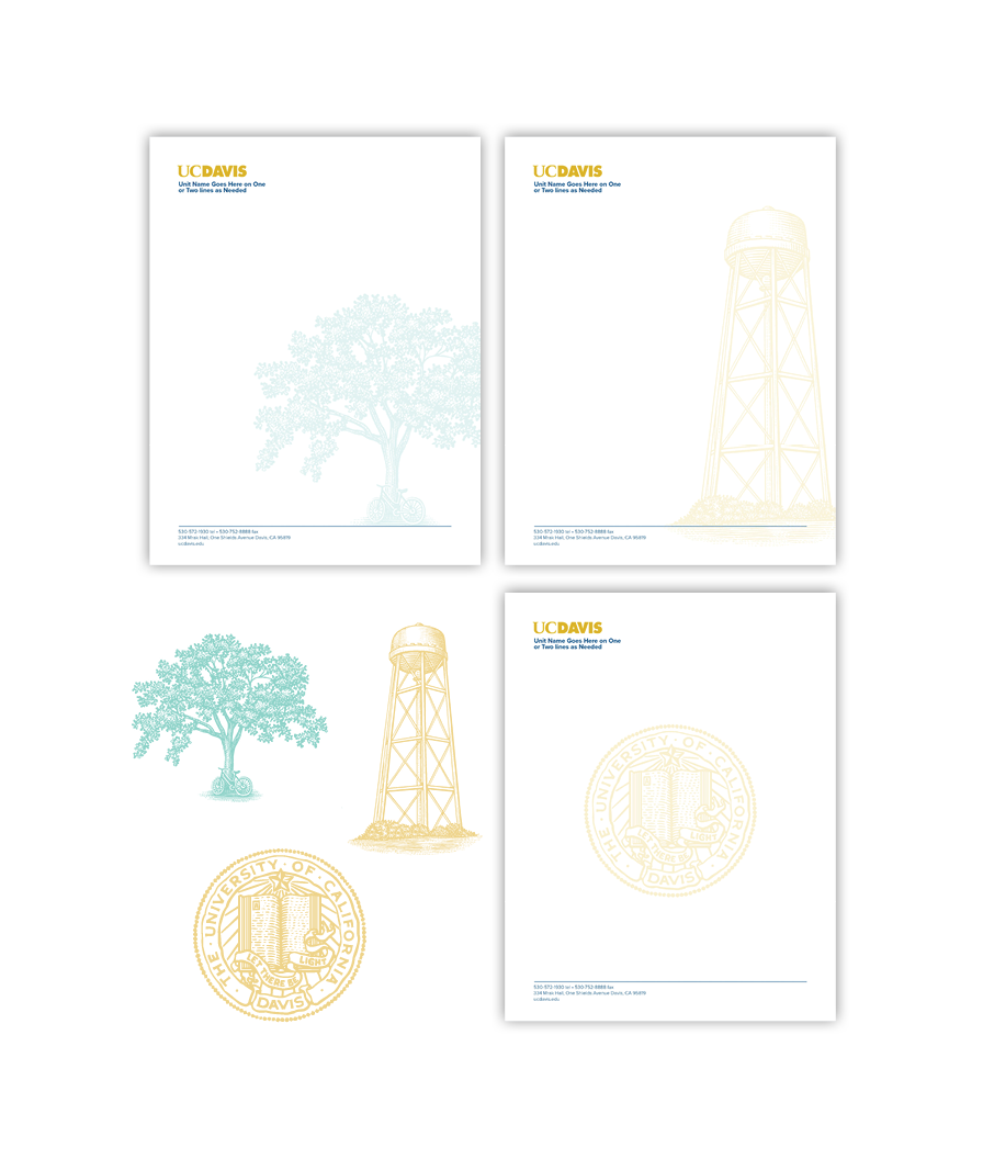 Tree, Water Tower and Seal watermark options are shown