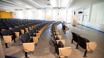 Large empty lecture hall