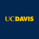 Aggie Blue (navy) square with Aggie Gold word mark centered